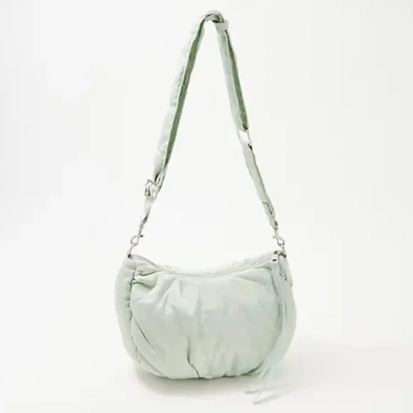 VINCE CAMUTO Washable Nylon Crossbody Bag In Cool Mint - Picture 2 of 12